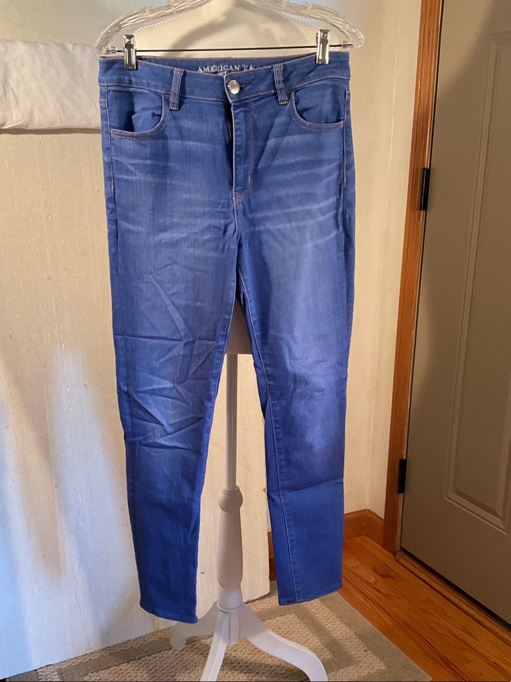 American Eagle Outfitters Royal Blue Women's Skinny Jeans